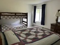 2 bedroom condo right on Burke Mountain! Ski or bike right from the door!