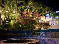 Room w/ ocean view balcony next to the beach. 2 pools, fire pit, gardens & more!