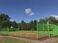 Holiday house with 3 bedrooms directly on the Useriner See with bathing beach, fireplace