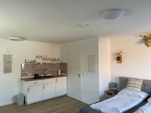 Studio apartment in the heart of Steinhude, quiet location, 5 min. to the sea