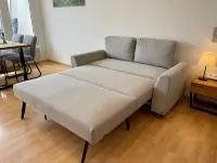 Modern "Waldluft" apartment with pool and sauna in Scheidegg in the Allgäu