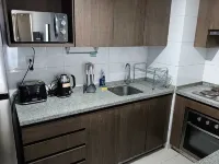 Charming 2-bedroom apartment with WiFi and fitness room in vibrant Santiago