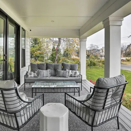 Grand Long Branch Home 1 Block to Beach!