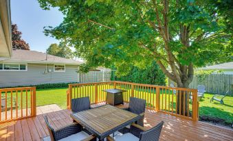 Large Backyard, Walk to Hospital: Sheboygan Abode!