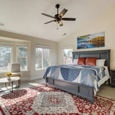 4 Mi to Downtown Reno: Family Retreat w/ Fireplace