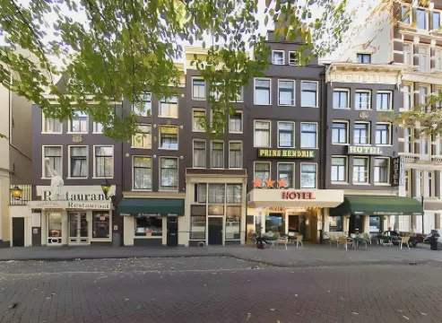 Hotel Prins Hendrik Отели рядом со станцией Центральный вокзал Амстердама