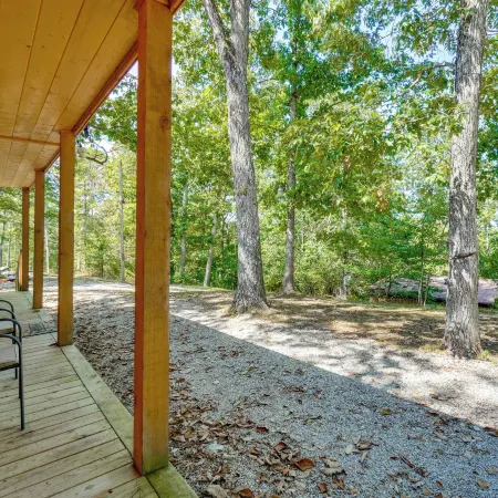 Fire Pit & Lake Views! Wood Creek Lake Cabin