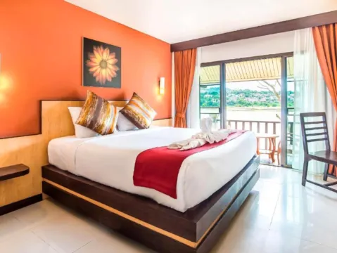 รีสอร์ท วิวแม่น้ำ เตียงใหญ่