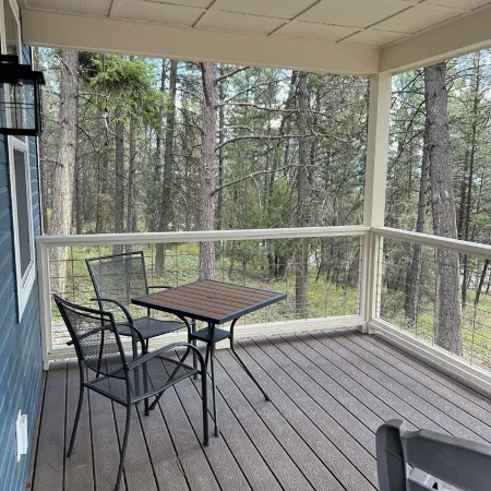 The Flathead at Elk Ridge Village cabin 201B with views of Flathead Lake