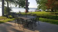 Lakeside Home, New Pool, Carriage House, level & private, 6 BR, 120'  frontage!