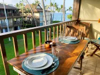 Kona Isle B34 - Ocean View, Top Floor with Full AC. Peaceful Oceanfront Complex.