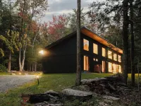 Modern Luxury 2-bedroom house in peaceful Haines Falls with AC, WiFi, Large TVs Hunter otelleri