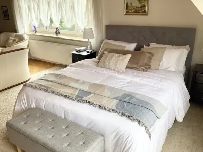 Beautiful Apartment with garden, patio, balcony, and free parking in Röslau