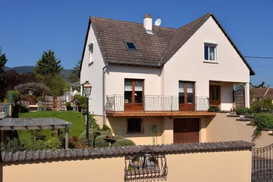 Vineyard flower Eguisheim quiet, 3 min walk from the center