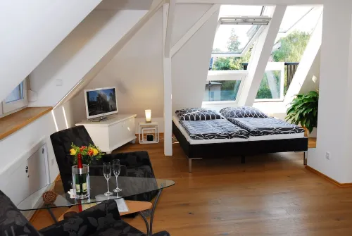 Romantic attic apartment in beautiful Laubegast neighbourhood in Dresden