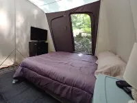 Campers Paradise, cozy tents, hot tub, free EV charger. Pet friendly