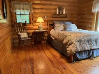 Relaxing Country Log House on 65 wooded acres