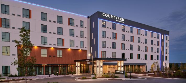 Courtyard Petoskey at Victories Square Hotels in Emmet County
