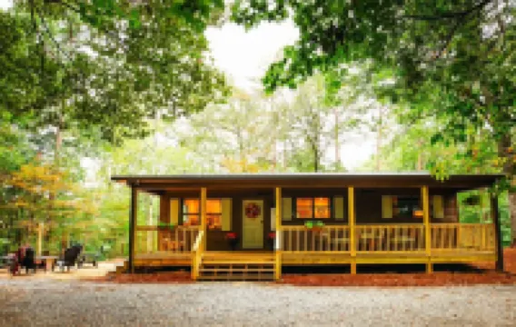 Sugar Pine Cabin-2 bed with firepit, WiFi, near downtown Dahlonega & wineries