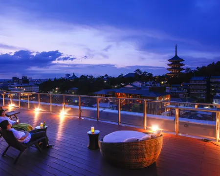 Ryokan Asukasou at the Entrancne of Nara Park Hotels in Nara