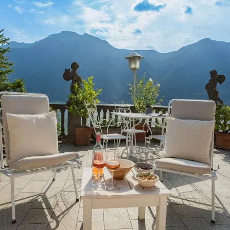 Terrace on Orrido di Nesso Waterfall by Rent All Como
