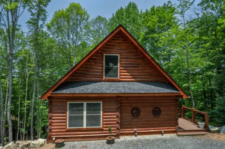 Cozy Cabin with Fire Pit and Electric Fireplace - Delightful Mountain Retreat Отели в г. Бич Маунтин