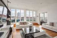 Luxury penthouse Leipzig Markt/ Thomaskirche with 5 comfortable double bedrooms