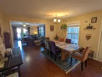 Colorful lakeside home with beautiful views and dock access Hotels in Clay County