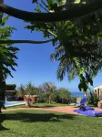 Sunny chalet, Atlantic and Teide views, free WiFi, garden, pool, barbecue