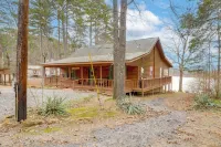 Deck & Fire Pit: Waterfront Cabin in Greers Ferry! - 3-Star