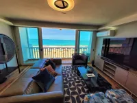 The BEACH PAD- A Beachfront,  Full Ocean View Apartment