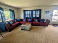 Cozy Ranch Retreat! Peace, Lake Views, Game Room & Hot Tub