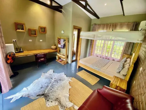 Red room in Kijiji Chetu at Kerege Hotels in Bagamoyo