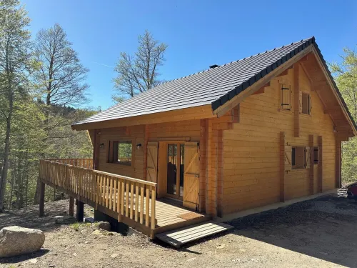 Wooden chalet at l'Esperou for 15 people