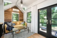 Modern Wine Country Tiny Home with Gas Fire Pit