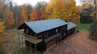 Large luxury cabin way back in the woods on ORV trail