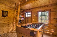 Scenic Log Cabin with Fire Pit and Stocked Creek! - Homestays