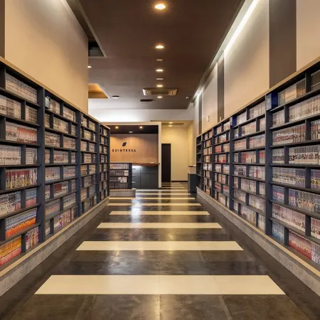 Quintessa Hotel Fukuoka watanabedori Comic&Books