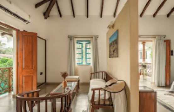 Sanctuary by RÊVE Escapes - Premium 3 BHK Villa Near Morjim Beach