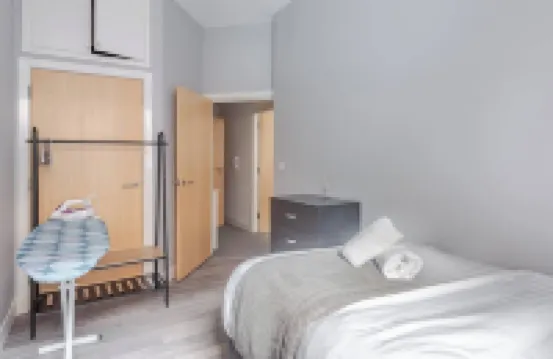 萊斯特一臥室私人按摩浴缸