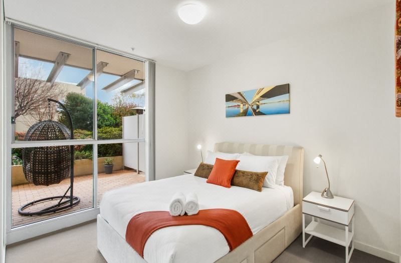 MadeComfy Spacious Canberra Living with Courtyard