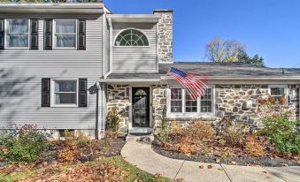 20 Mi to Philly: Inviting Home w/ Yard in Wayne!
