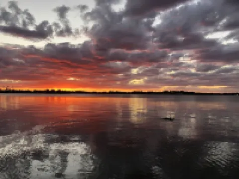 Your home away from home just across from the lake