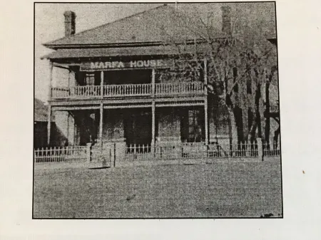 Central Location, Balcony Access at Marfa House Rio Concho