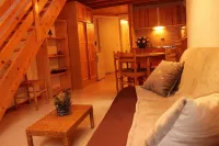 Nice chalet style duplex in the center of Cauterets quiet and bright