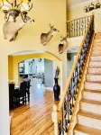 Covey Point offers a cozy space for 12 w/ a game room & an outdoor living area!