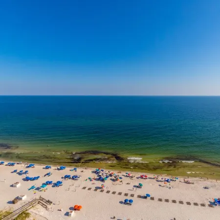 Beach all DAY! ! Lazy river. Gulf front .3 bed/4bath Executive Class Luxury