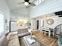 Beachfront  2 Bd Condo with Pool & ocean views-5 min to Atlantic City
