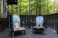 Serene chalet with fire pit, hot tub and barrel sauna in Shanty Creek