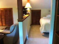 Sunny , cozy 1-bedroom, wooded, private, central Island location, close to ocean